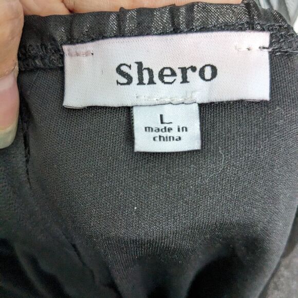 Shero New Formal Black Cocktail Mini Dress Size Large - Picture 5 of 5